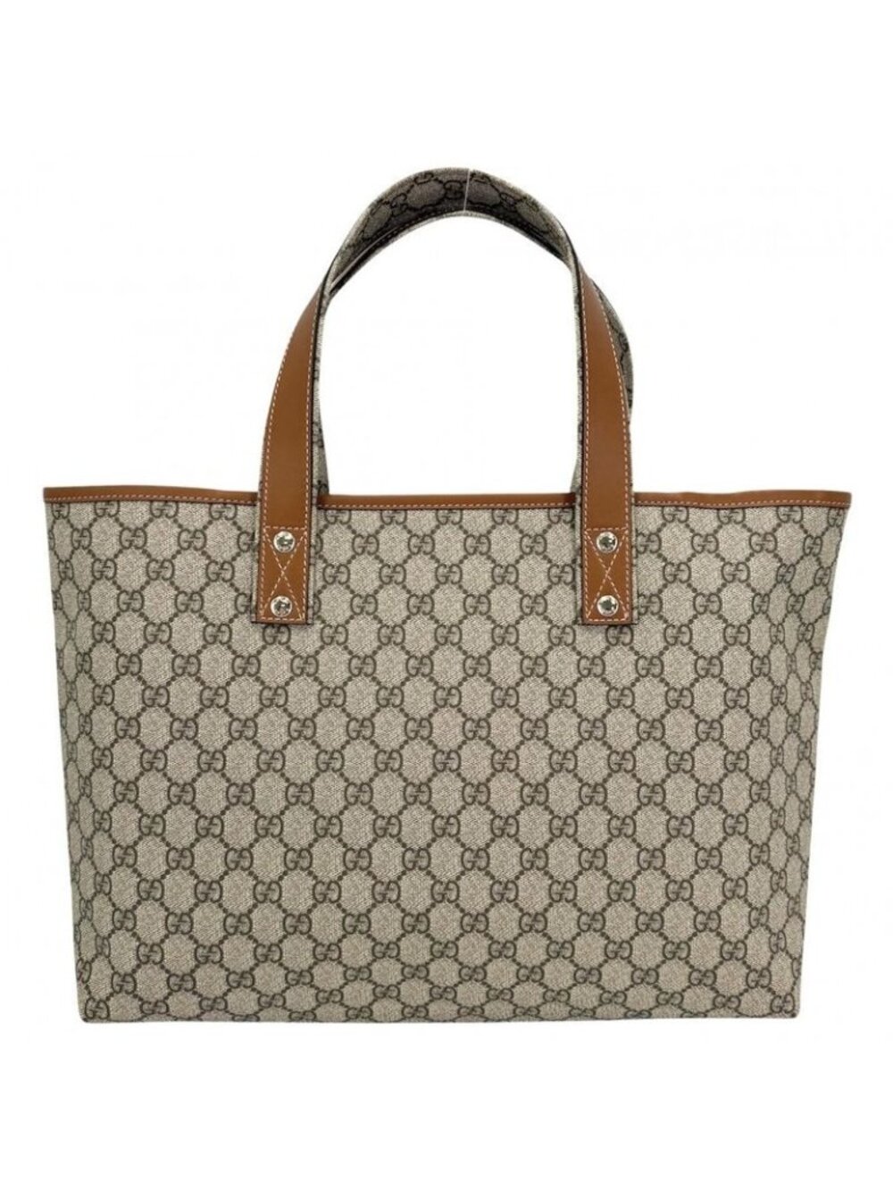 ★SOLD★ Gucci Tote Handbag Sherry Line Shoulder A4 Compatible GG Supreme Canvas - Picture 2 of 9
